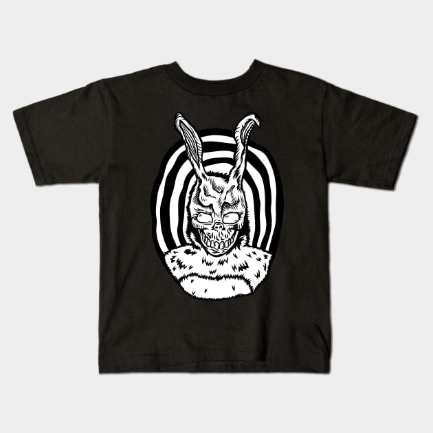 Donnie Darko "Frank the Rabbit" Kids T-Shirt by HeichousArt